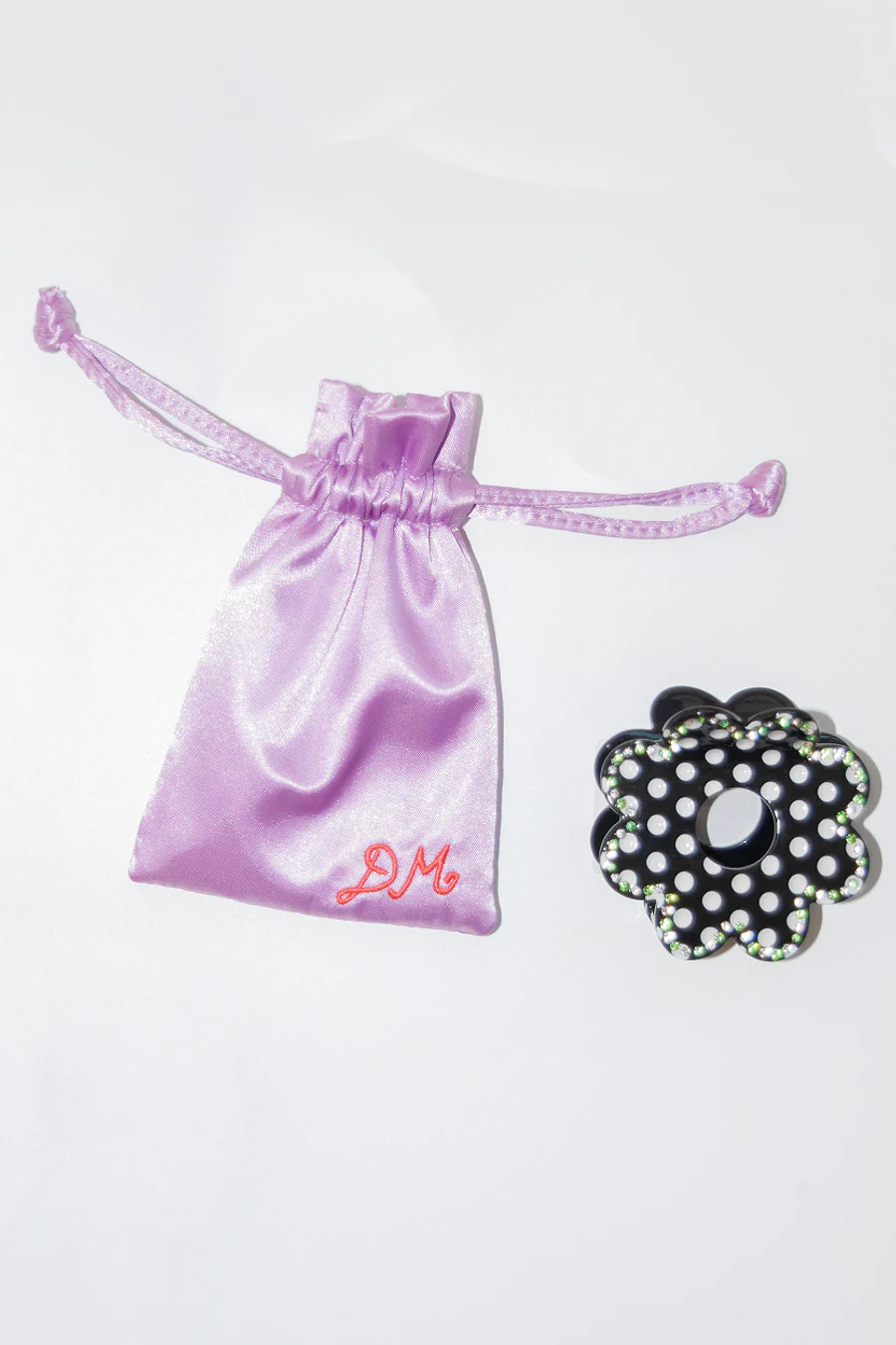 recycled acetate daisy spot hair clip