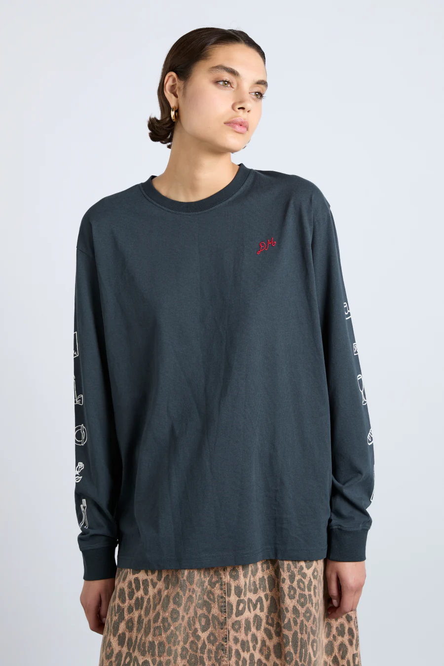dm dinner party long sleeve tee