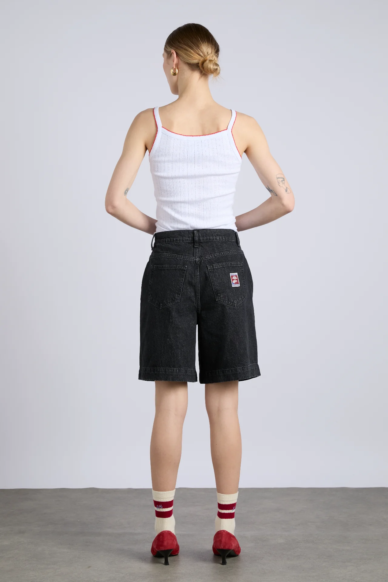 nova jorts - washed black