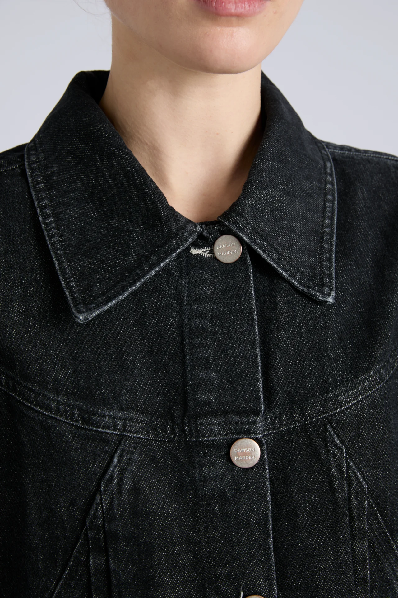 stevie shacket - washed black