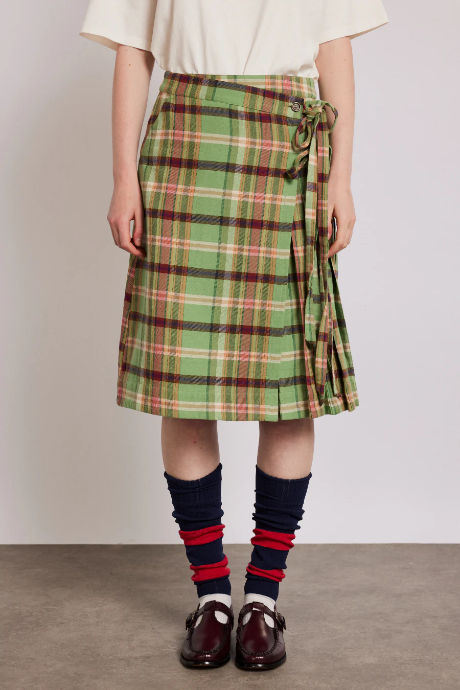 kat kilt - green check