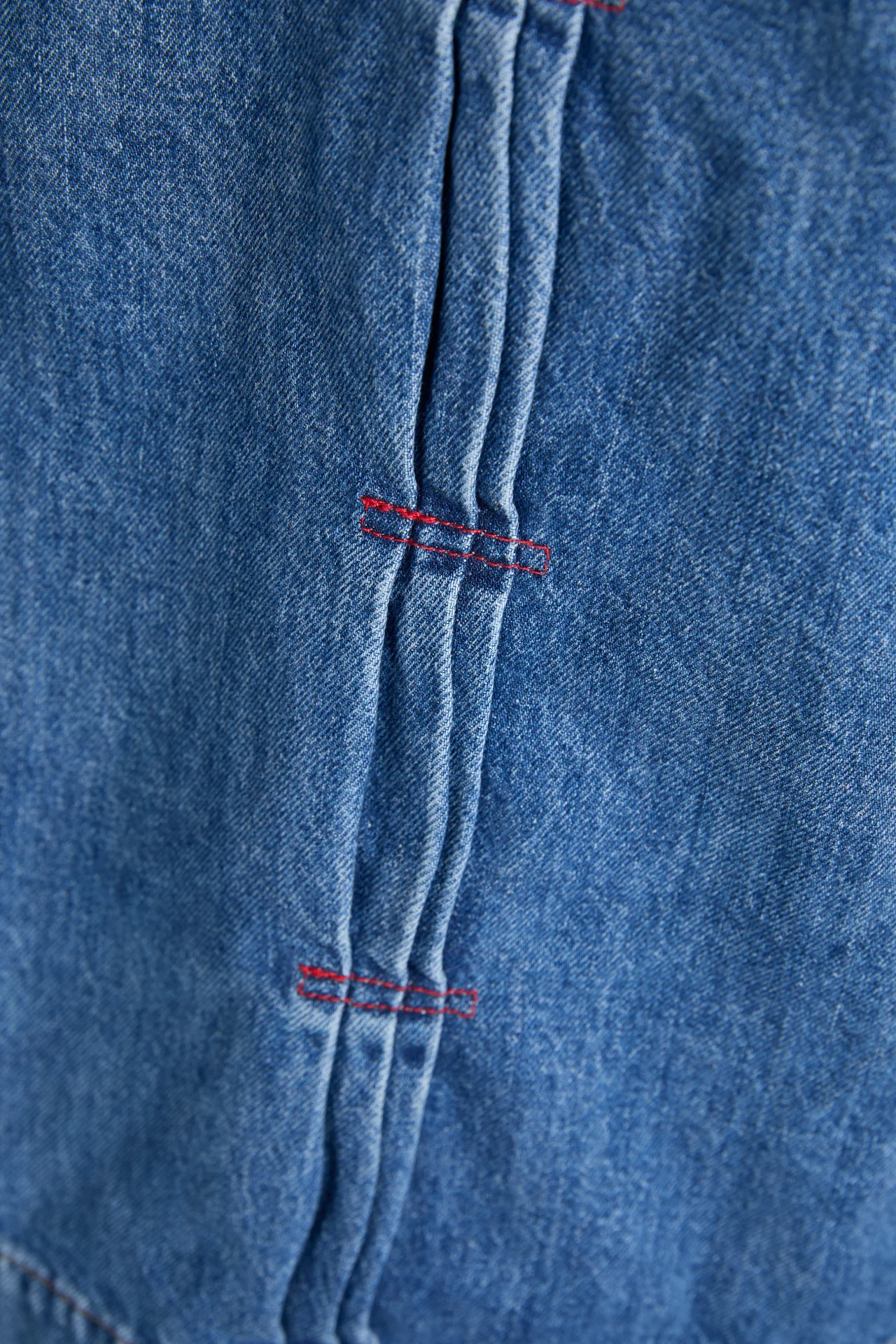 stevie shacket - mid wash