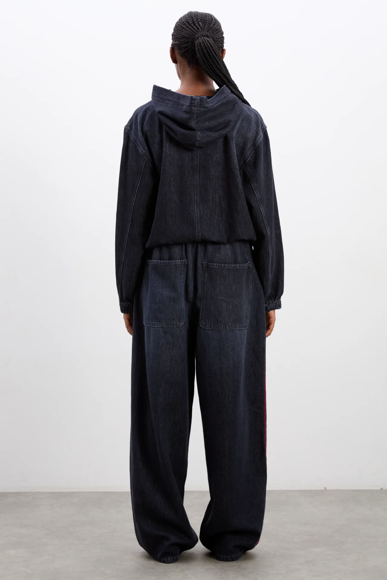 pre-order orson denim hoodie - eclipse wash