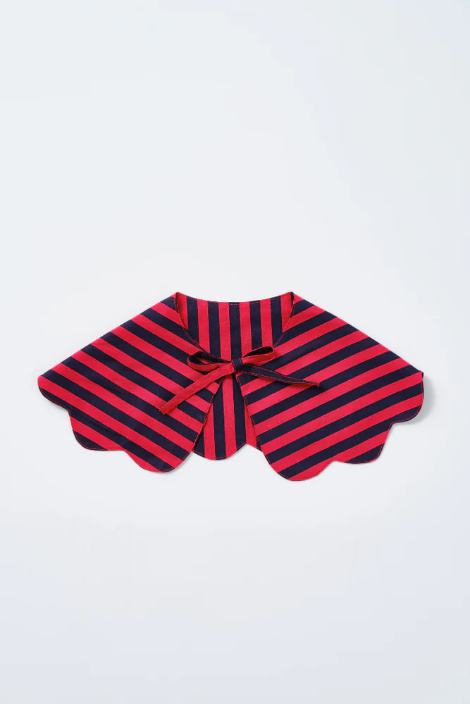 novelty dog collar - red stripe