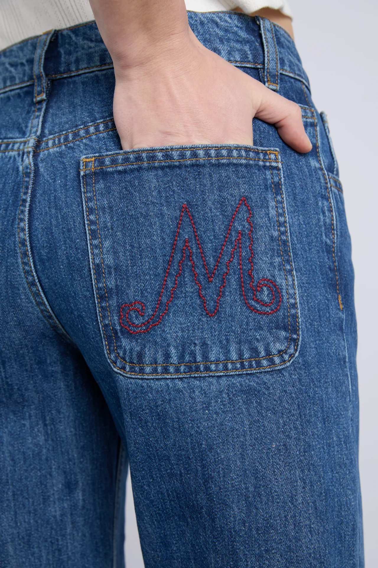 sylvie jeans - mid wash