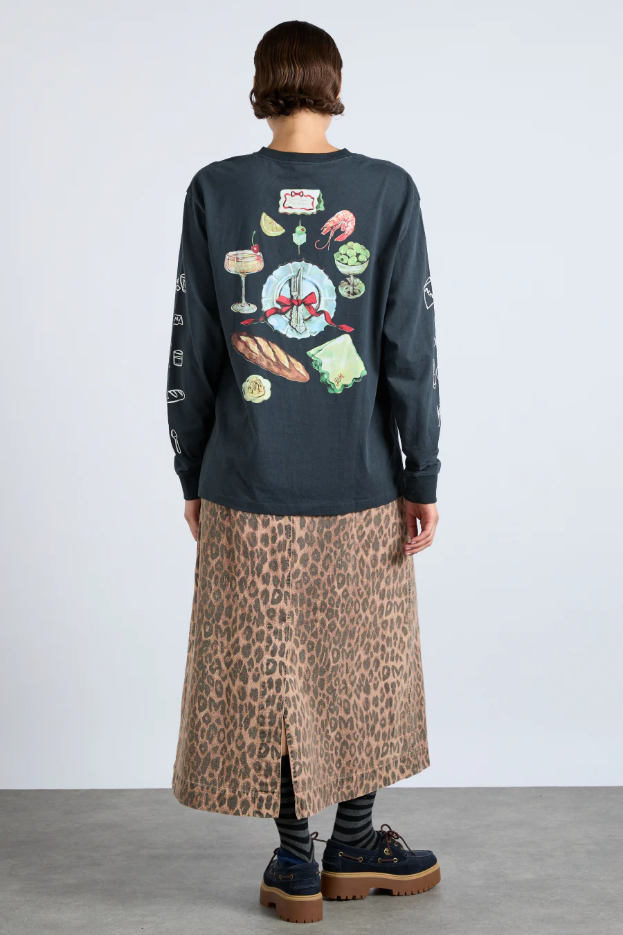 dm dinner party long sleeve tee