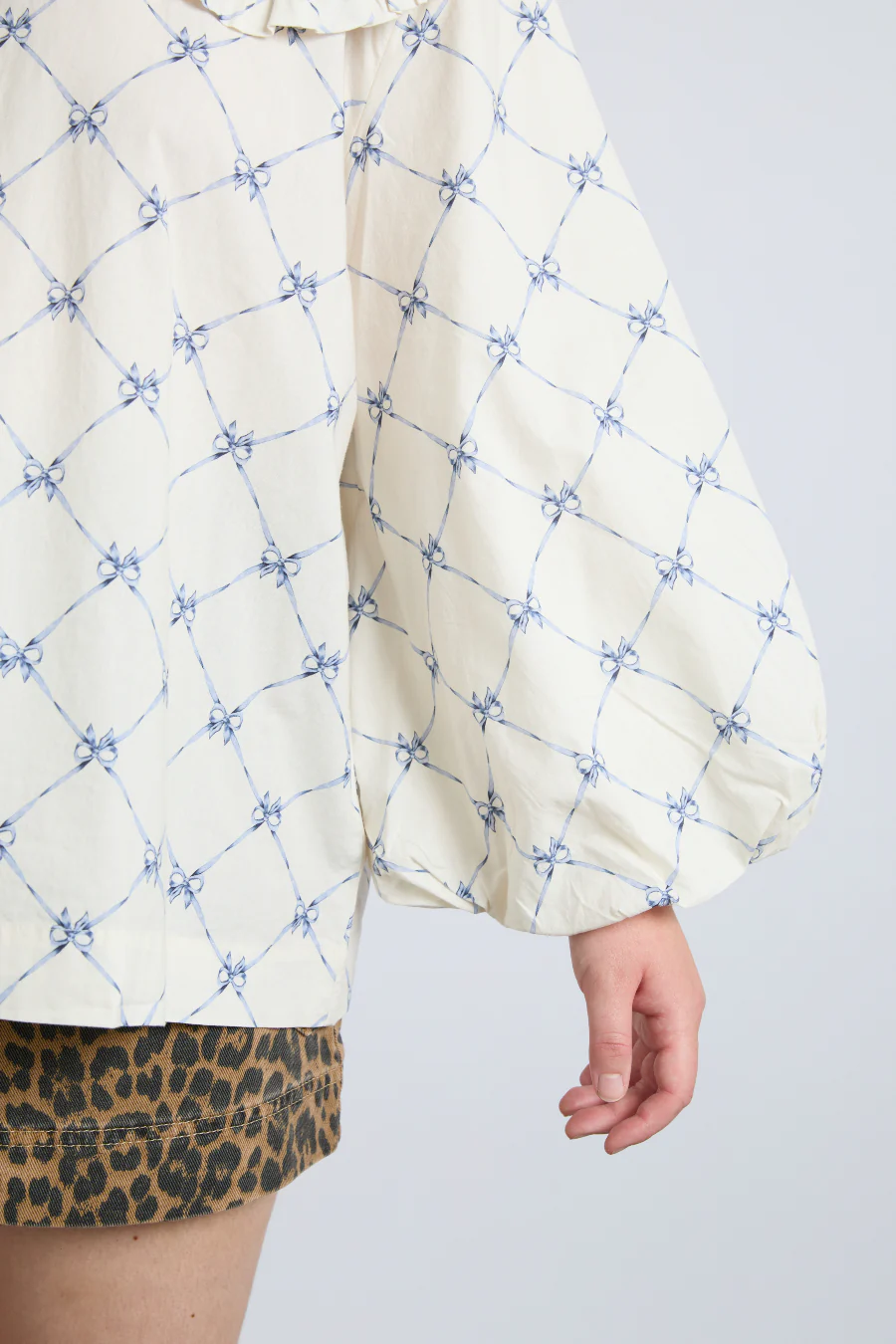 lola blouse - bow print