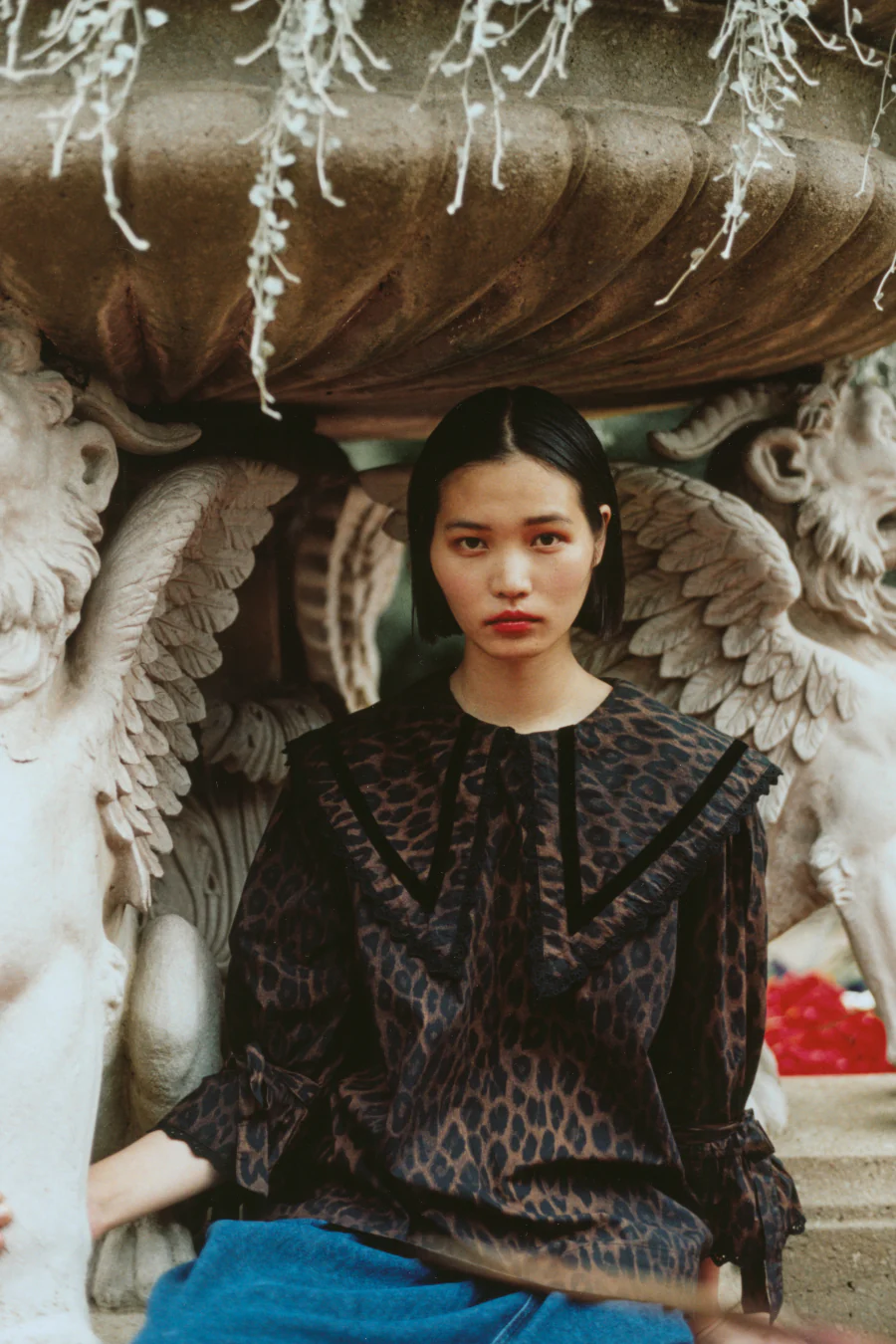 candice blouse - leopard