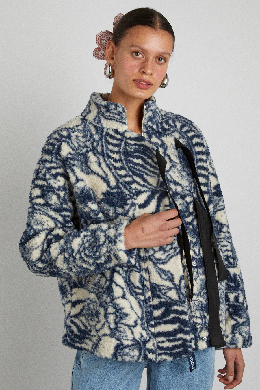 ingrid borg jacket - vase print