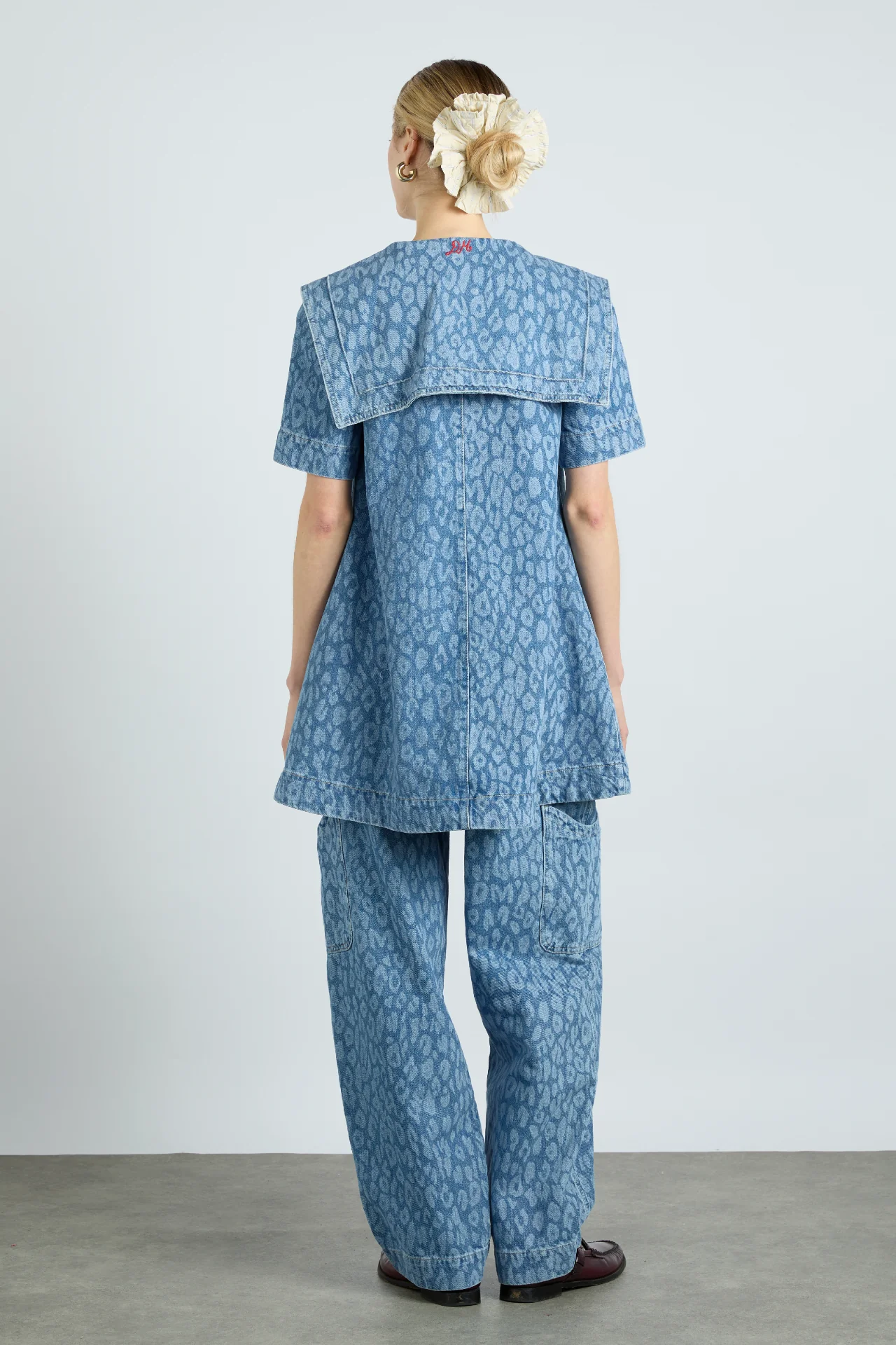 goldie dress - leopard laser