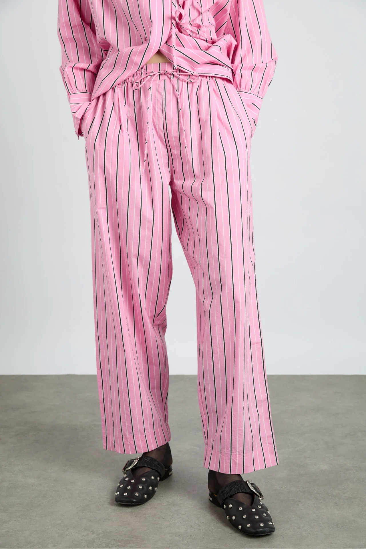 jorja trousers - pink bold stripe