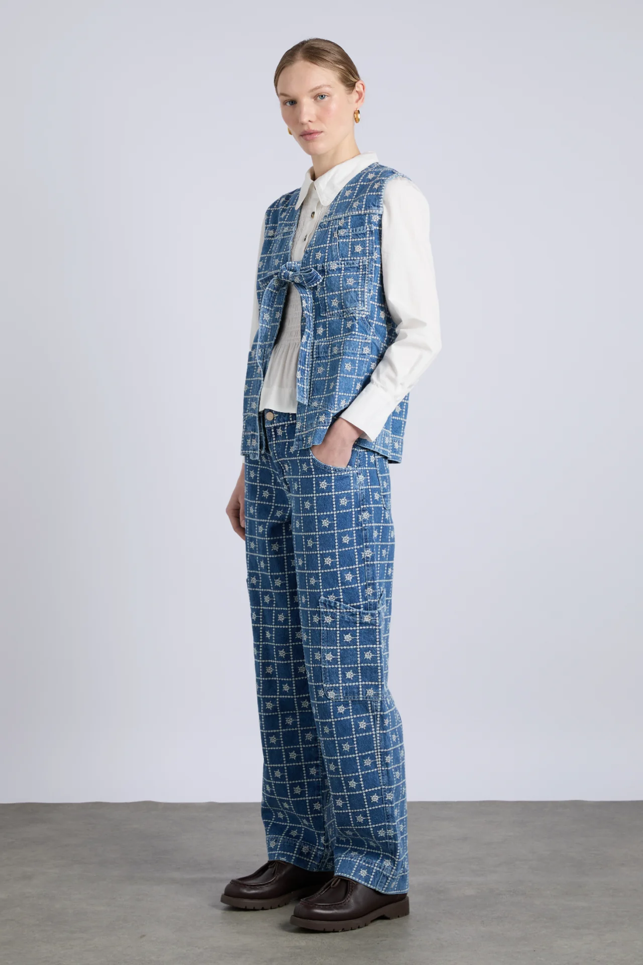 dilly vest - broderie