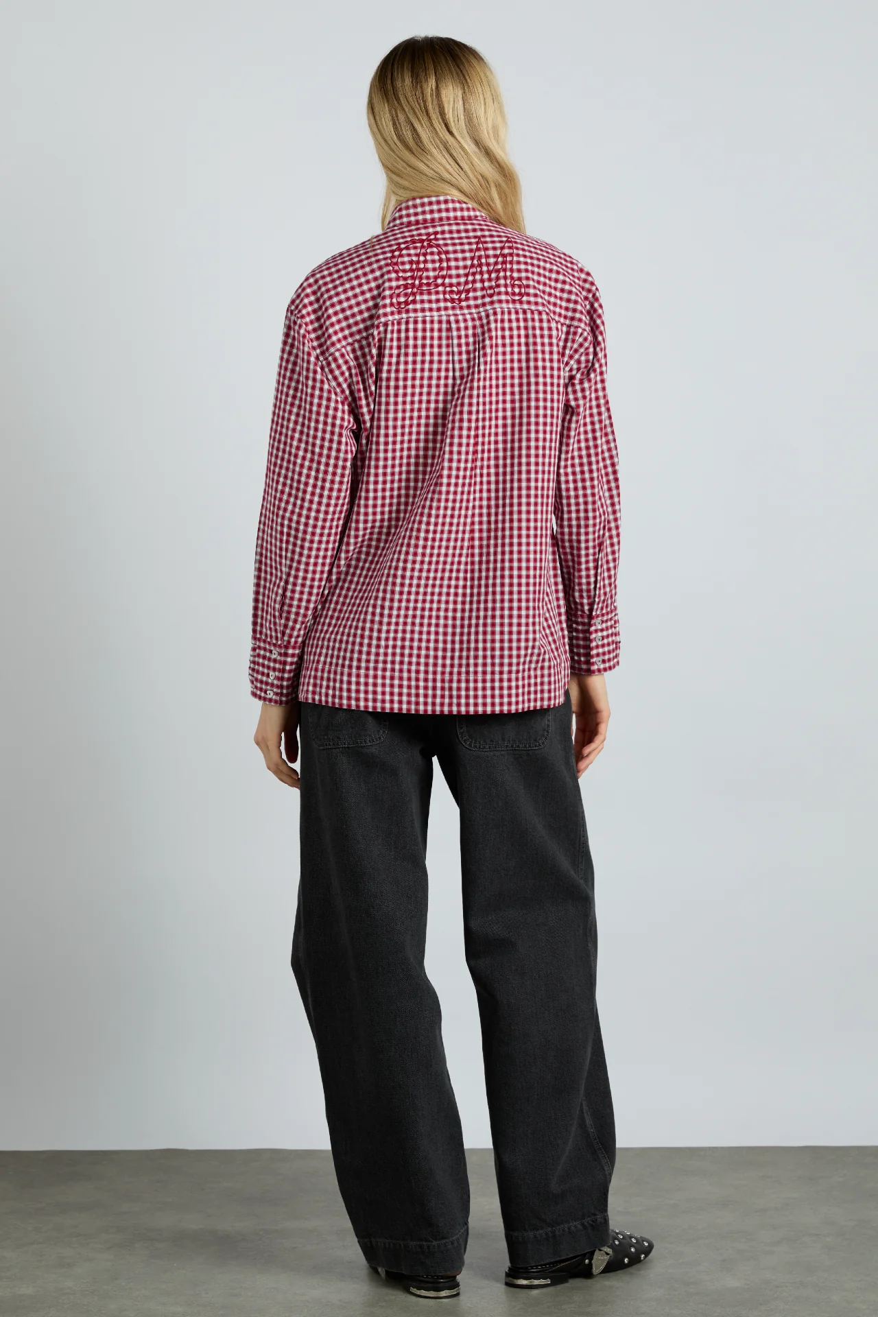 michelle shirt - cherry gingham