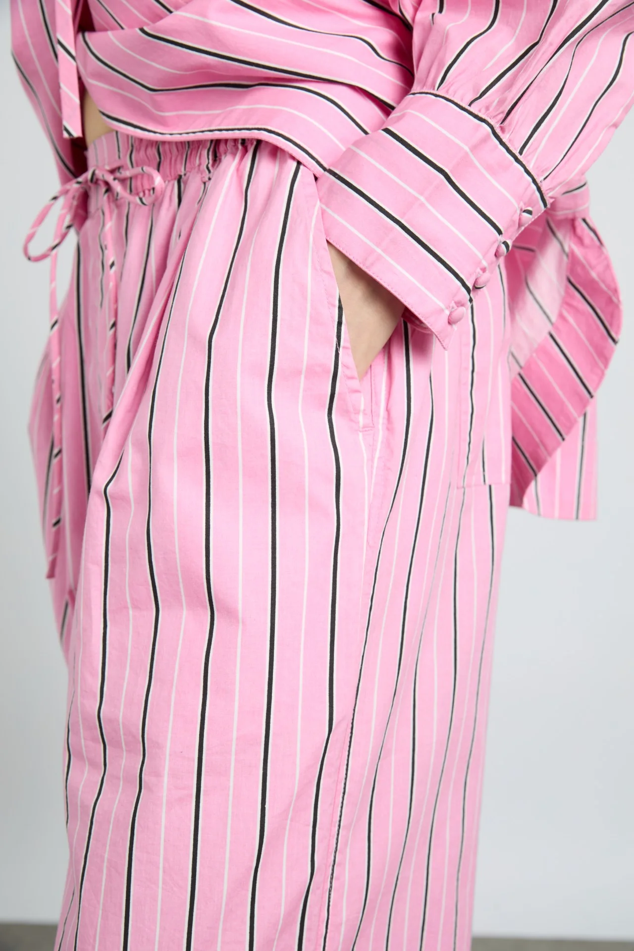 jorja trousers - pink bold stripe