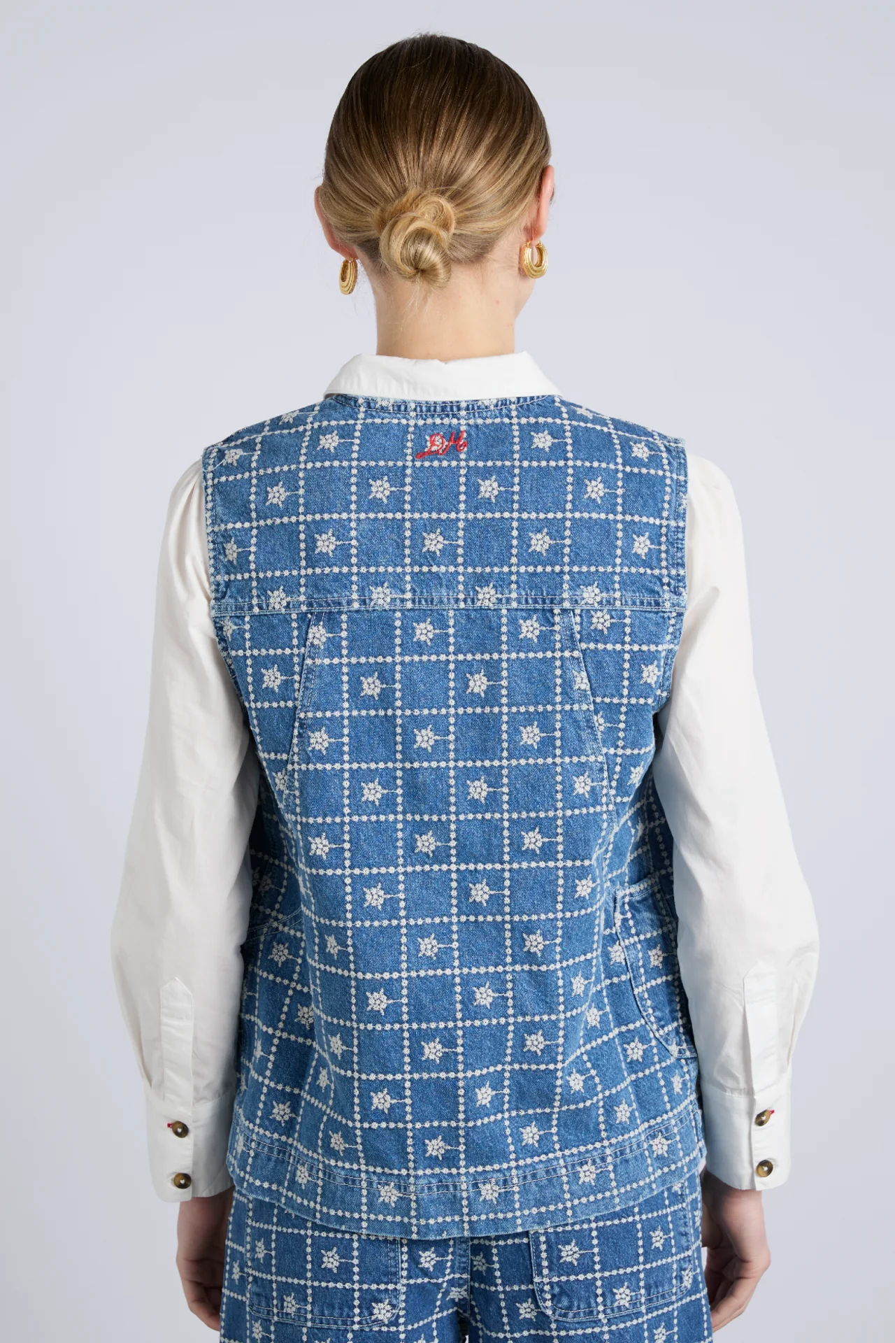 dilly vest - broderie