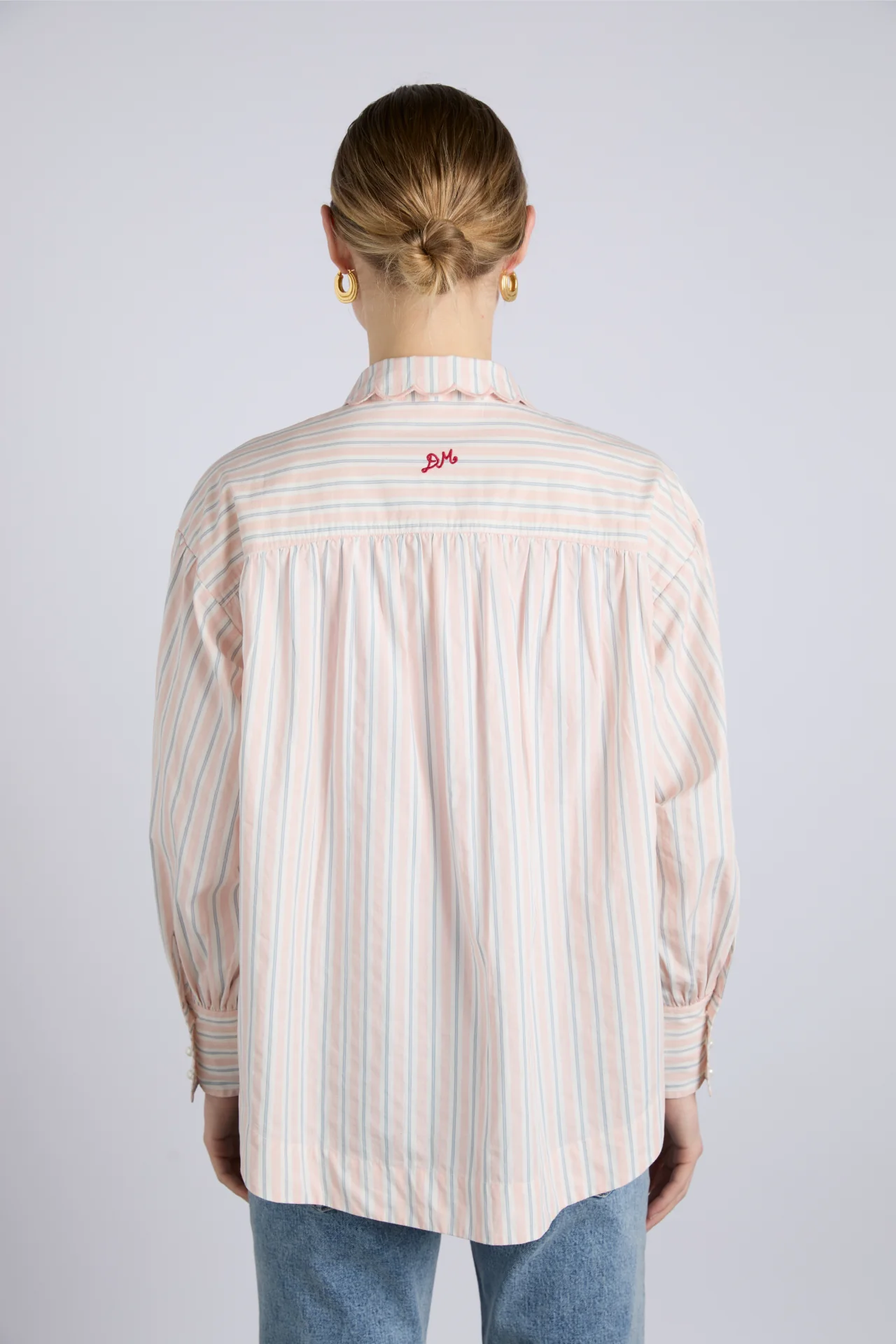 phoebe shirt - apricot business