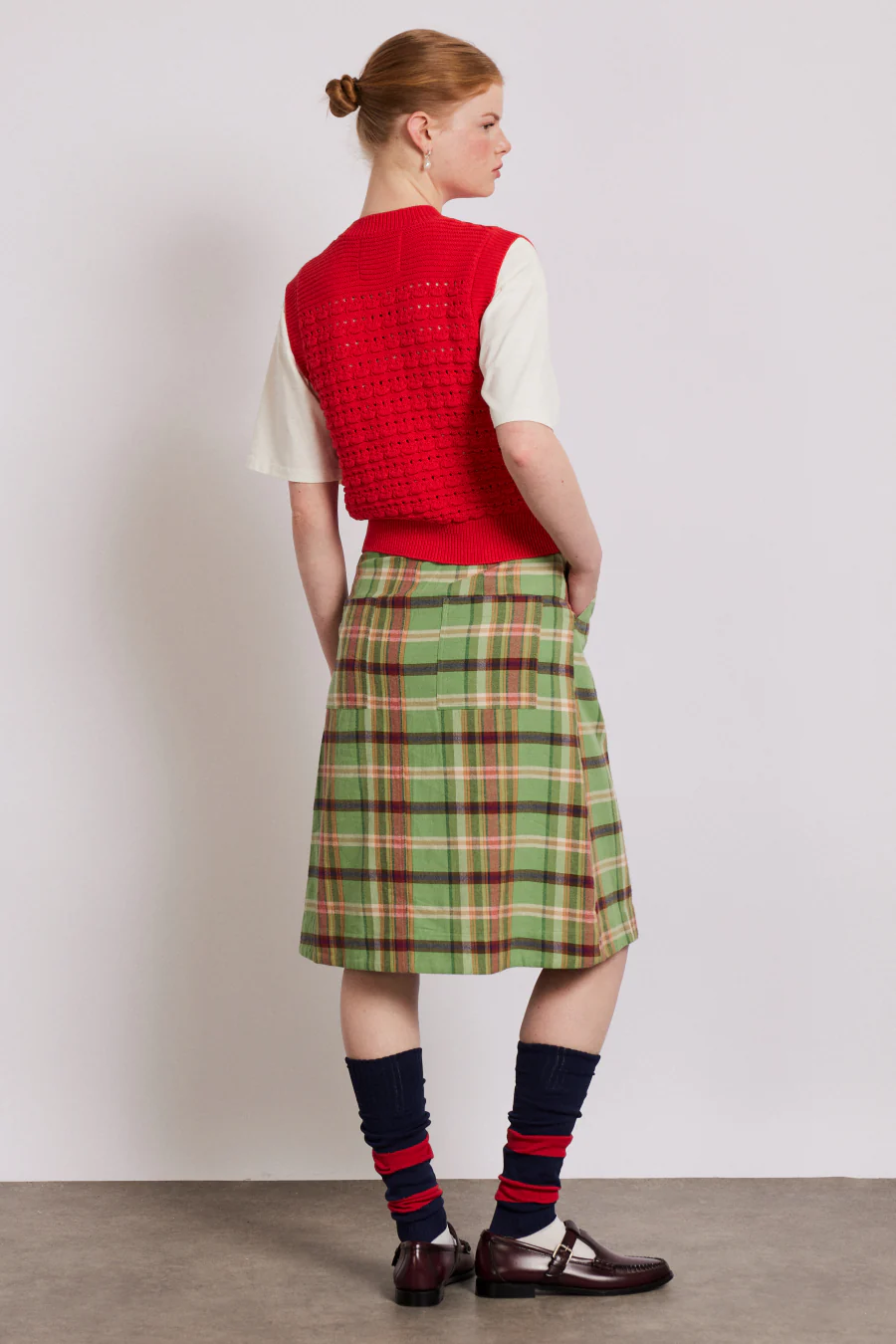 kat kilt - green check