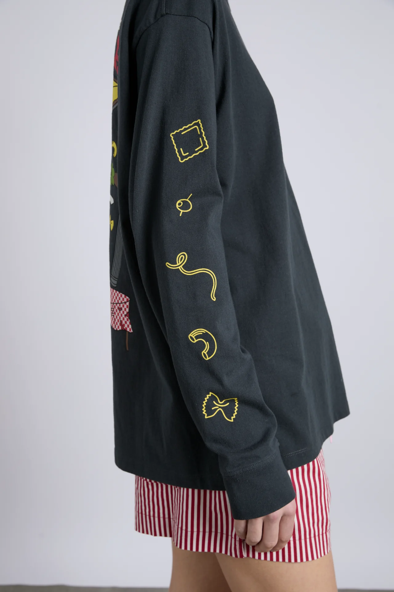 pizza party ls washed tee