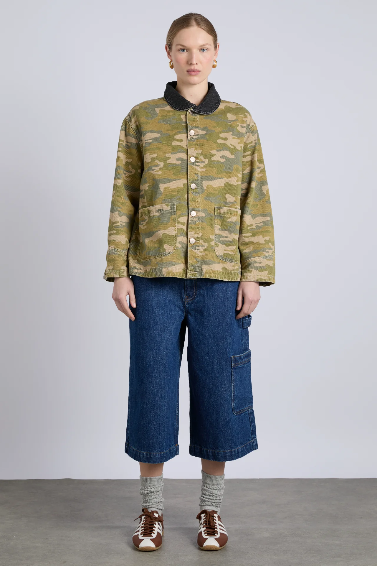 francis jacket - green camo