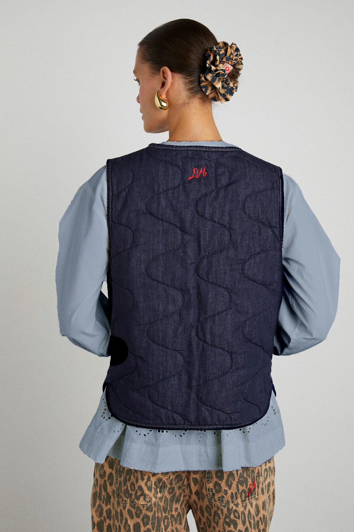 tilly gilet - indigo denim