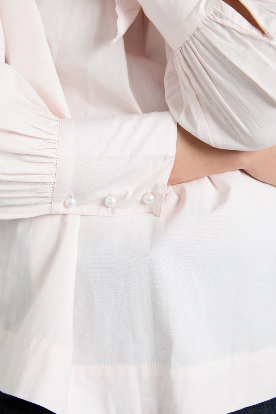 embroidered candy blouse - pink