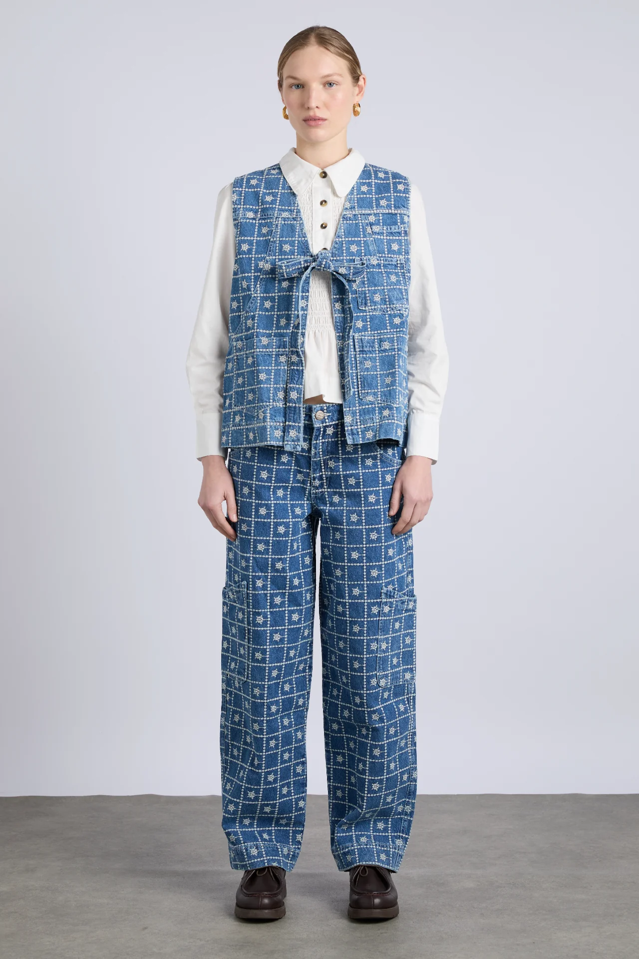 dilly vest - broderie