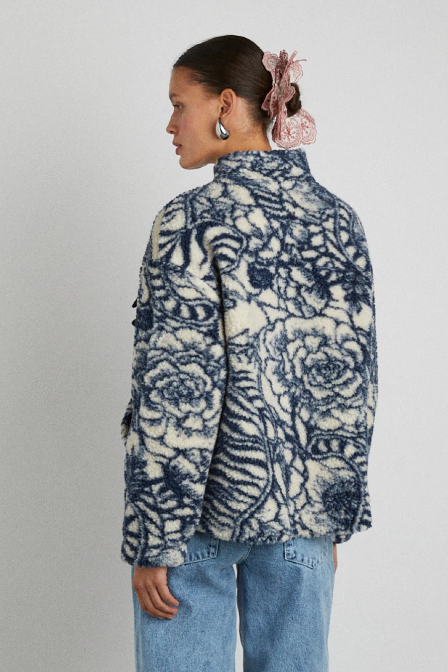 ingrid borg jacket - vase print