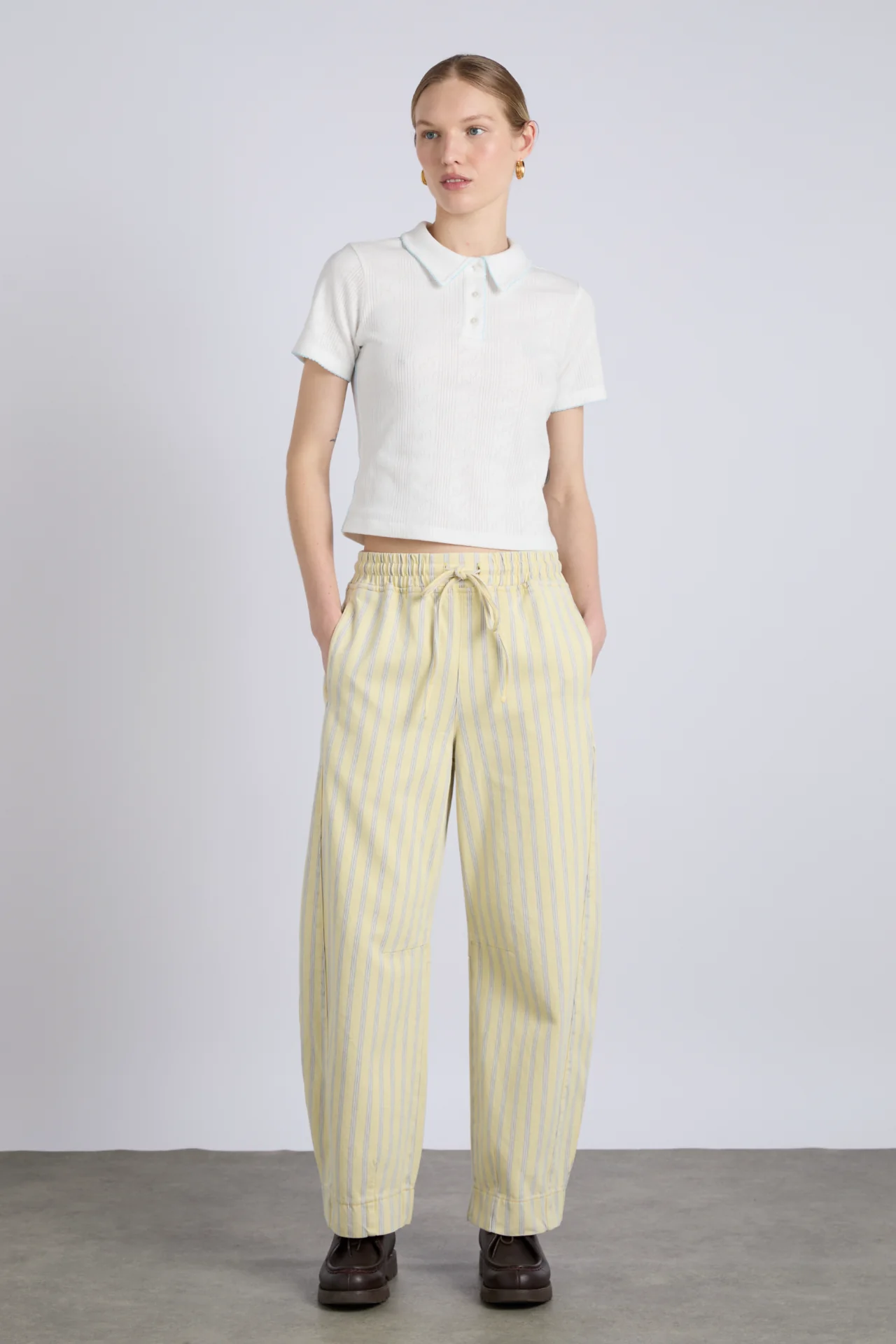 felix jeans - butter business stripe