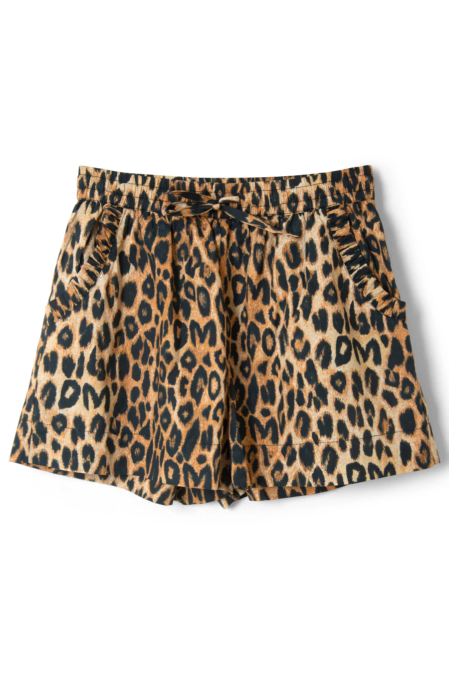 leopard pull on shorts