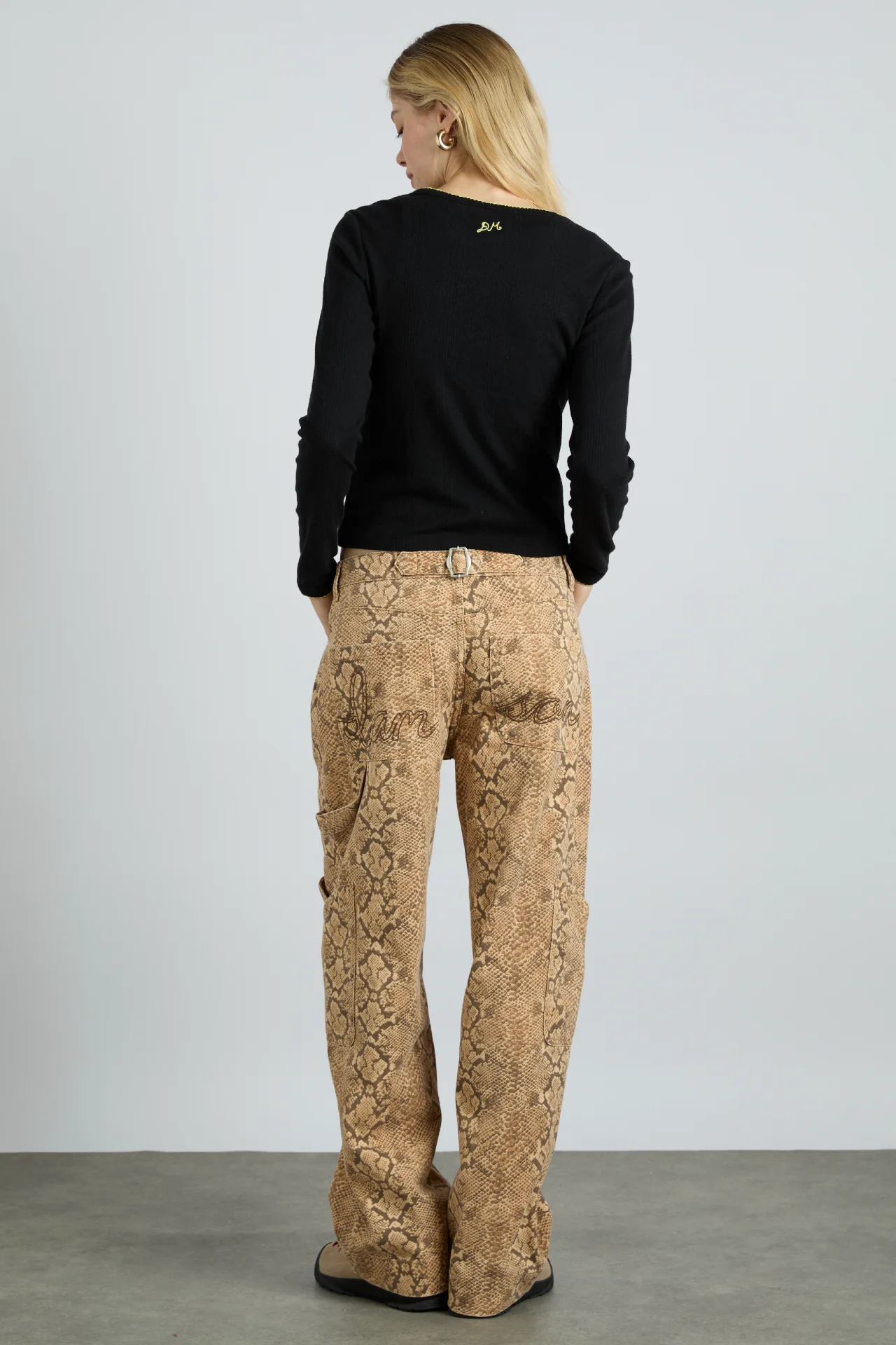 sybil pointelle cardi - black