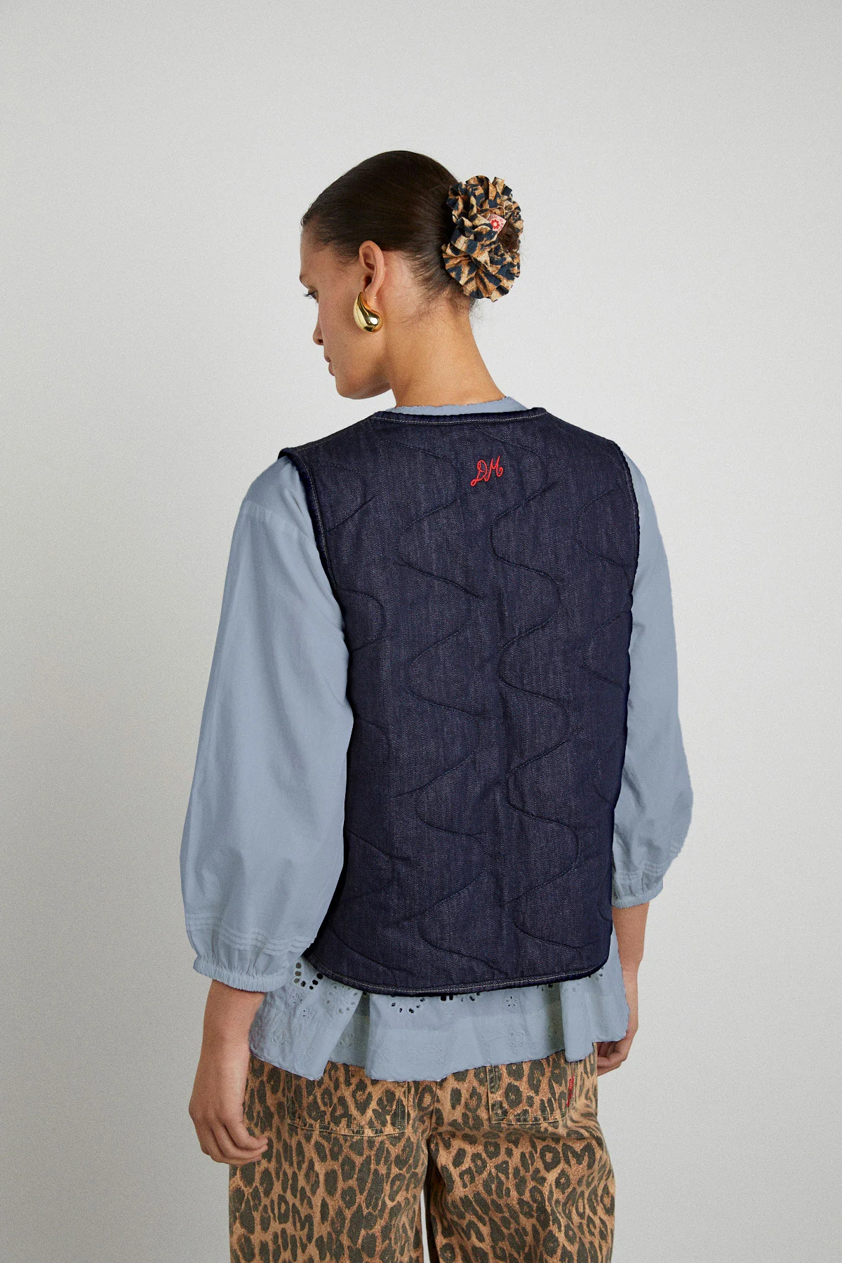 tilly gilet - indigo denim
