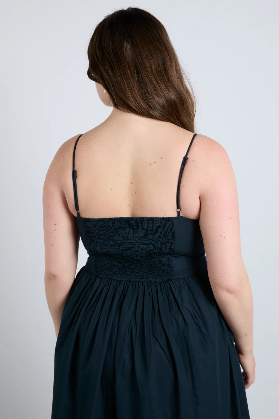 penelope apron dress - navy