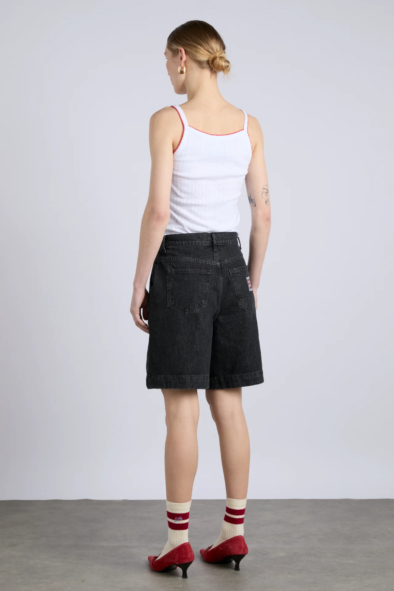 nova jorts - washed black