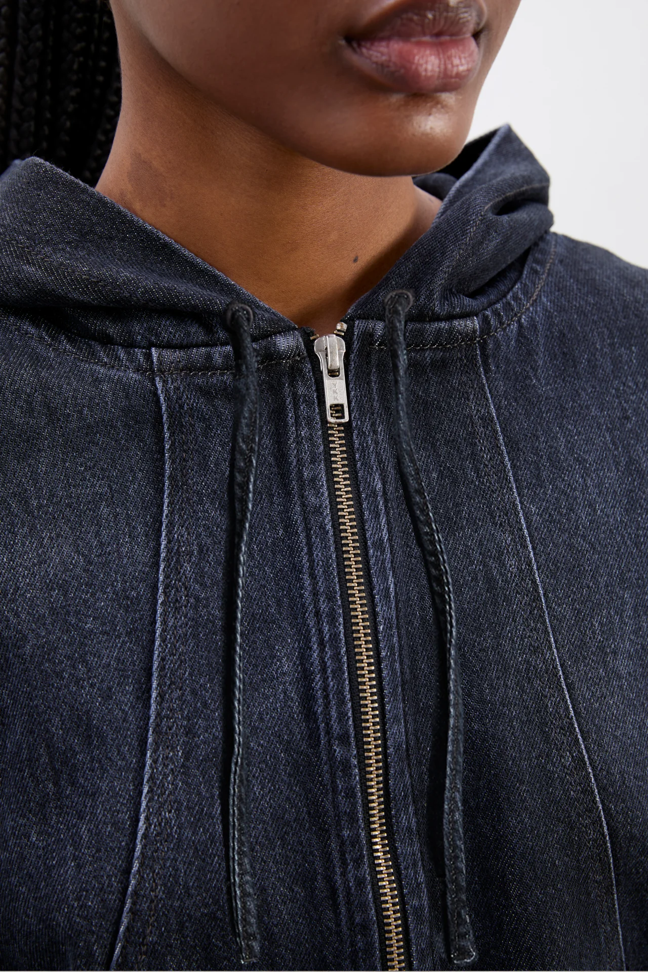 pre-order orson denim hoodie - eclipse wash