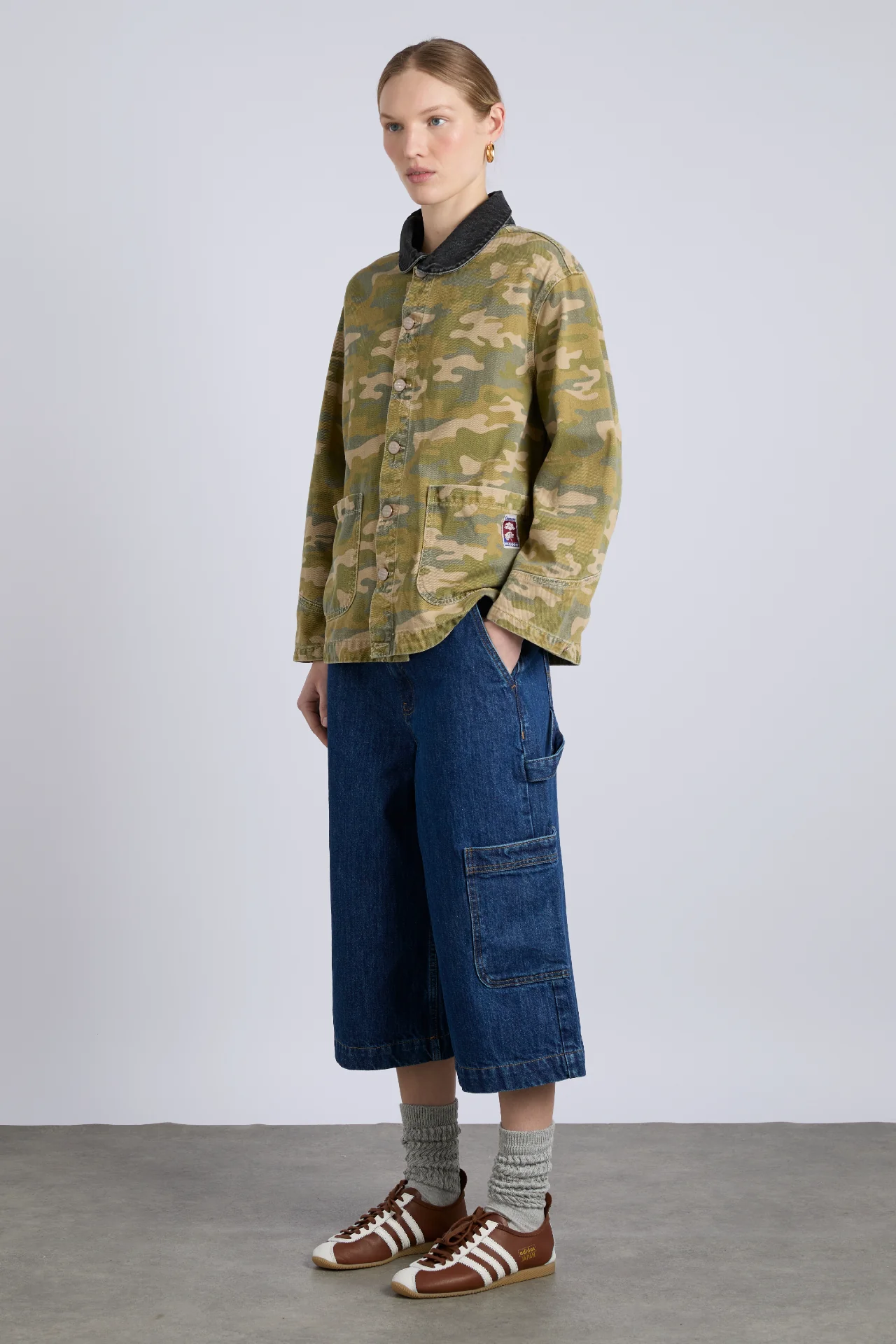 francis jacket - green camo