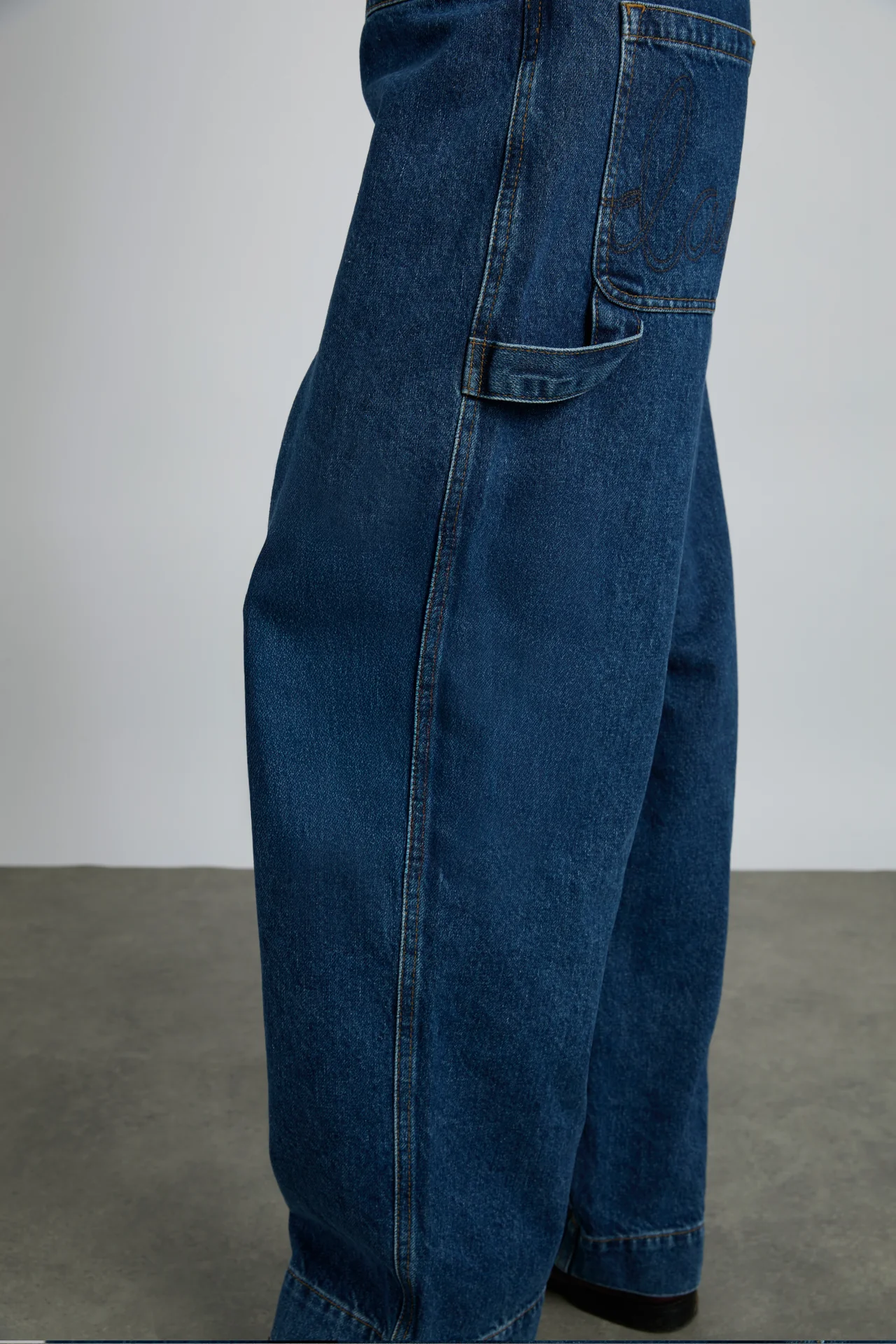 drew jeans - texas wash & embroidery