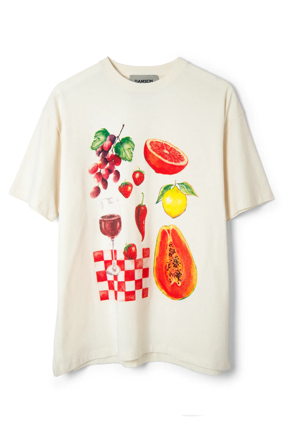 fruit picnic boyfriend tee