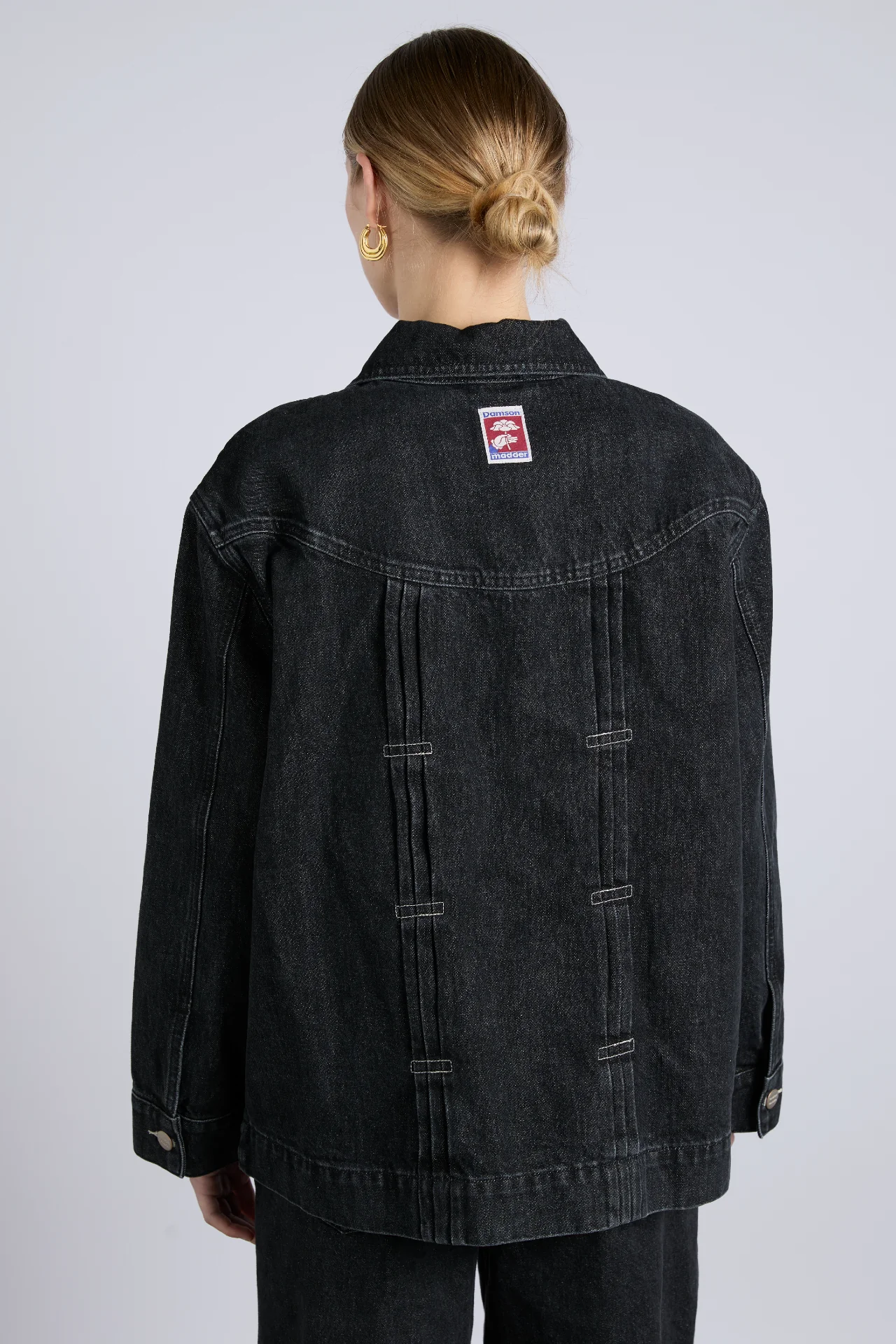 stevie shacket - washed black