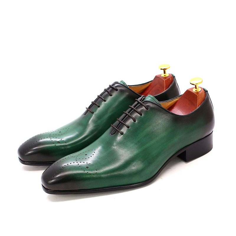 Hand Color Rubbing Business Leather Shoes