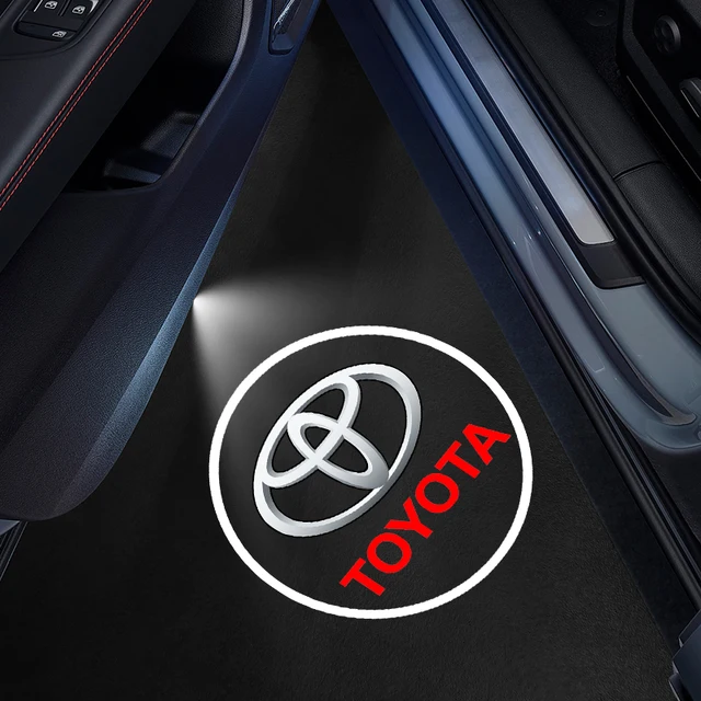 2pcs car door logo light Wireless Welcome light LED Laser Projector Logo Ghost Shadow Light Wireless Car Door Welcome light