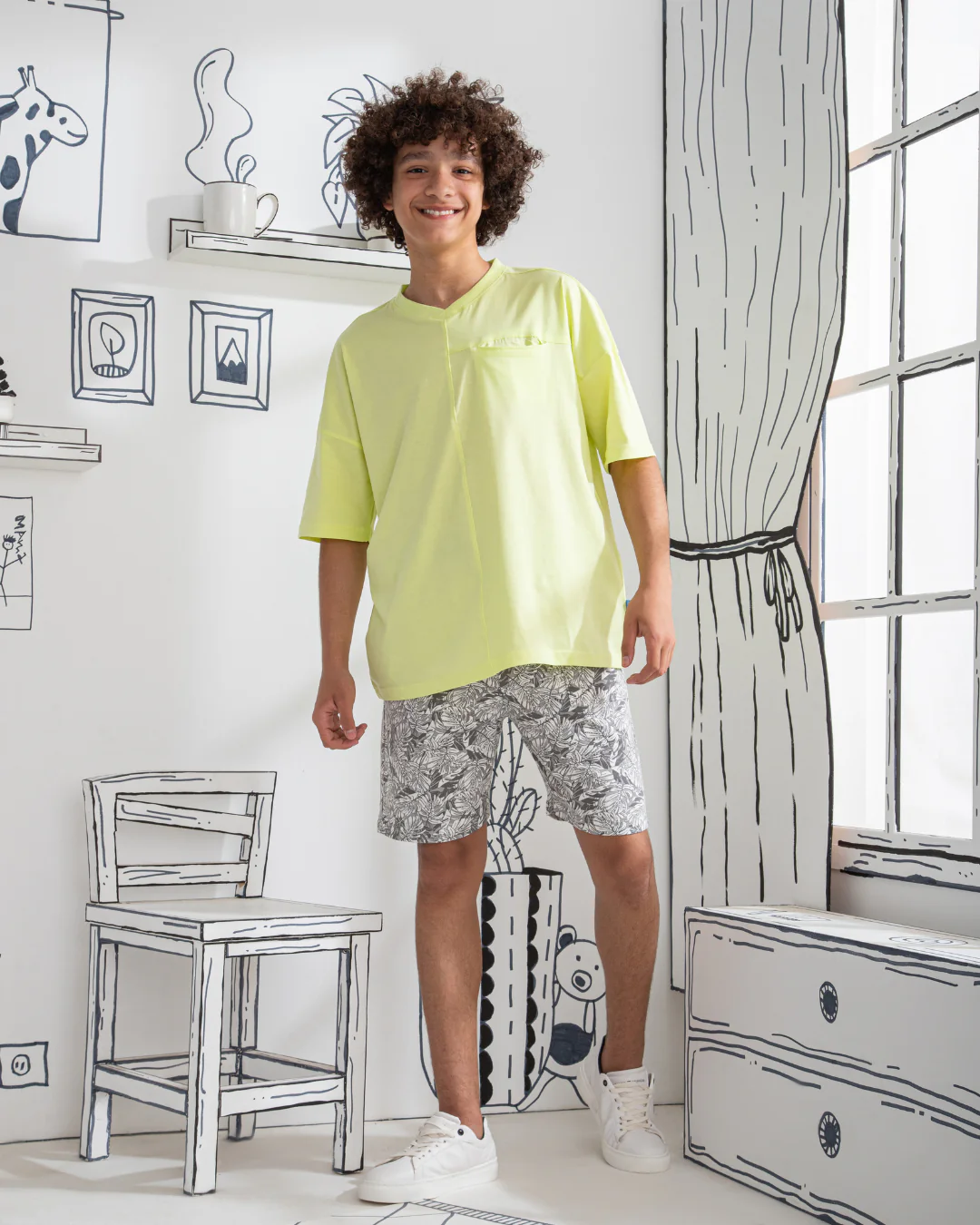 Tropicals بيجاما اولادي نص كم وشورت