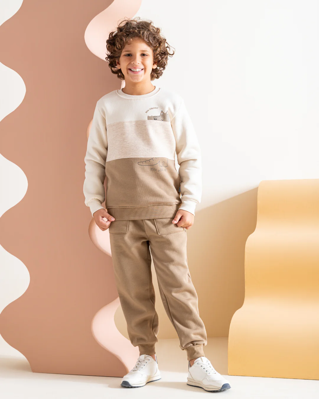 Alligator بيجاما أولادي كُم طويل