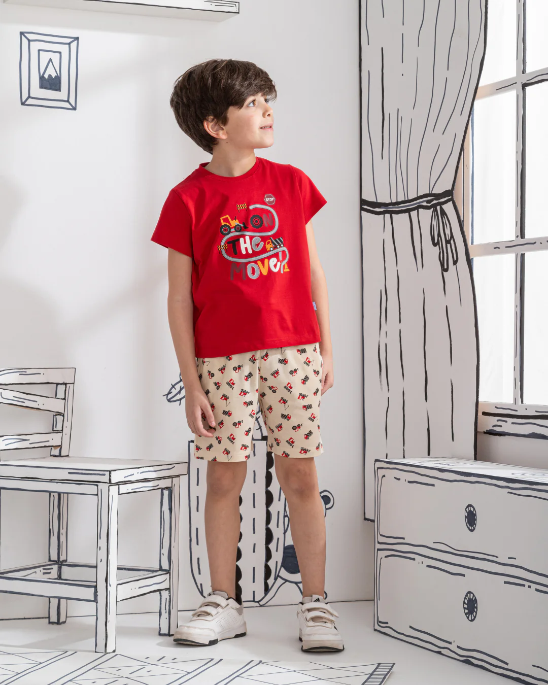 Trucks بيجاما اولادي نص كم