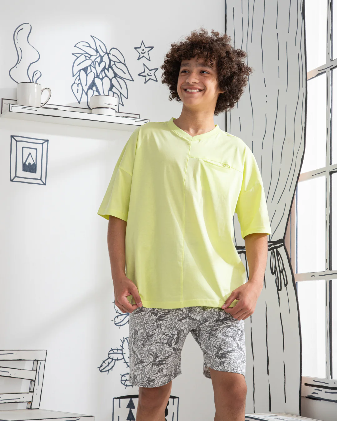 Tropicals بيجاما اولادي نص كم وشورت