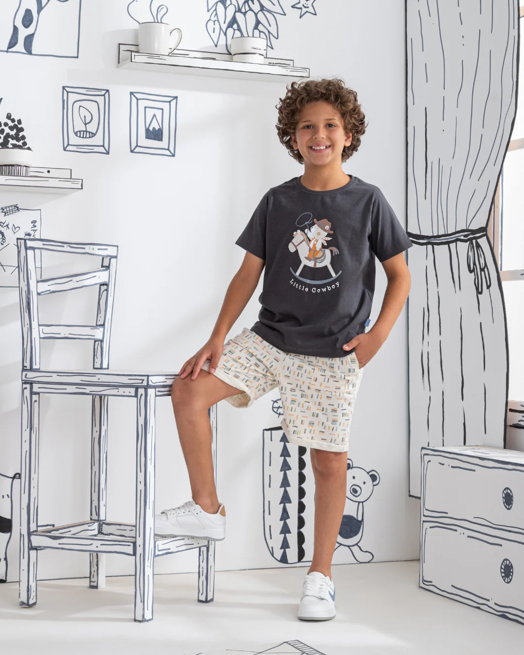 Little Cowboy   بيجاما اولادي نص كم