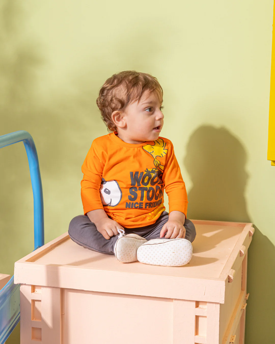 Wood Stock Friends NB بيجامه اولادي بيبي