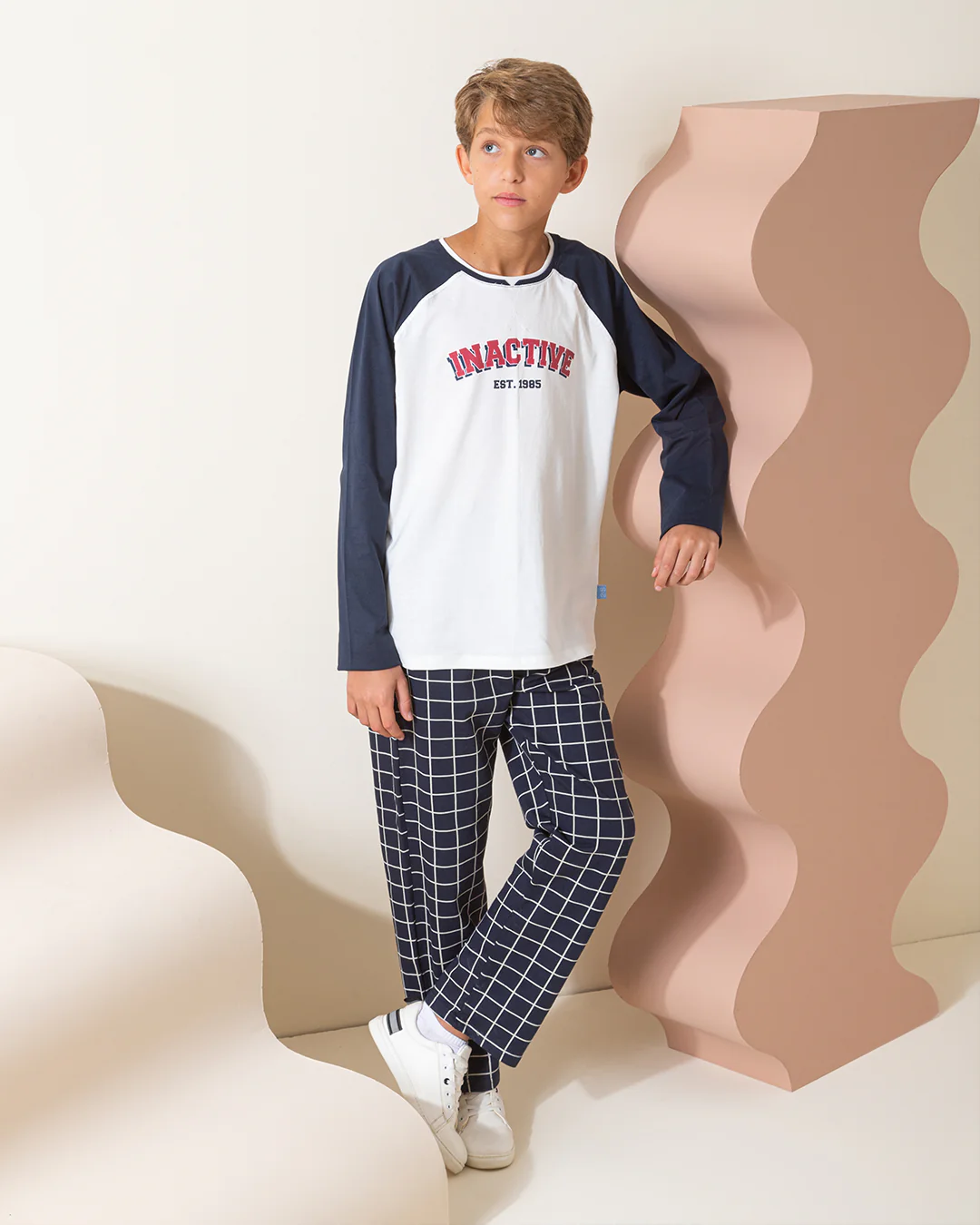 Inactive  بيجاما أولادي كُم طويل رَجلان