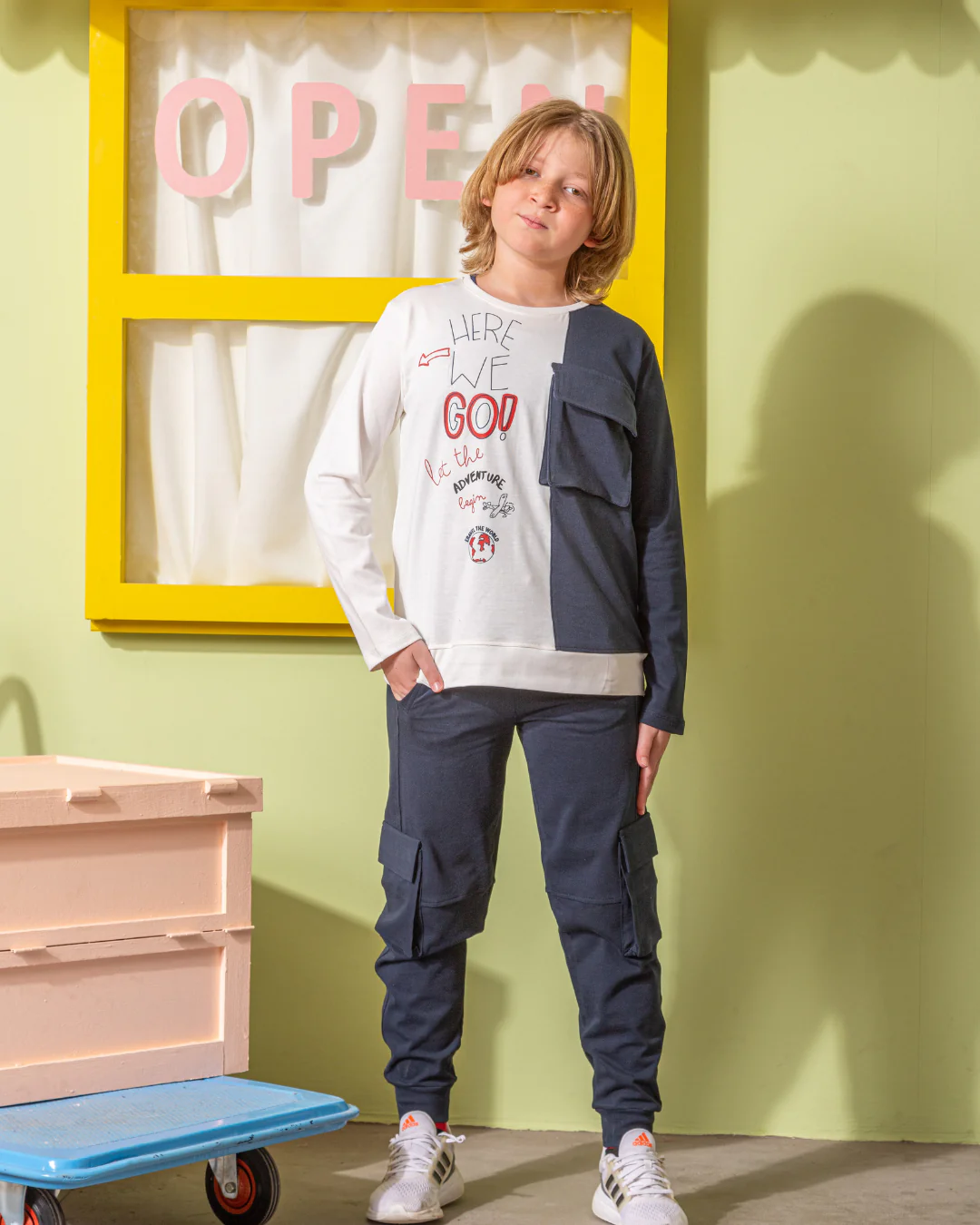 Here We Go بيجامة اولادي وسط