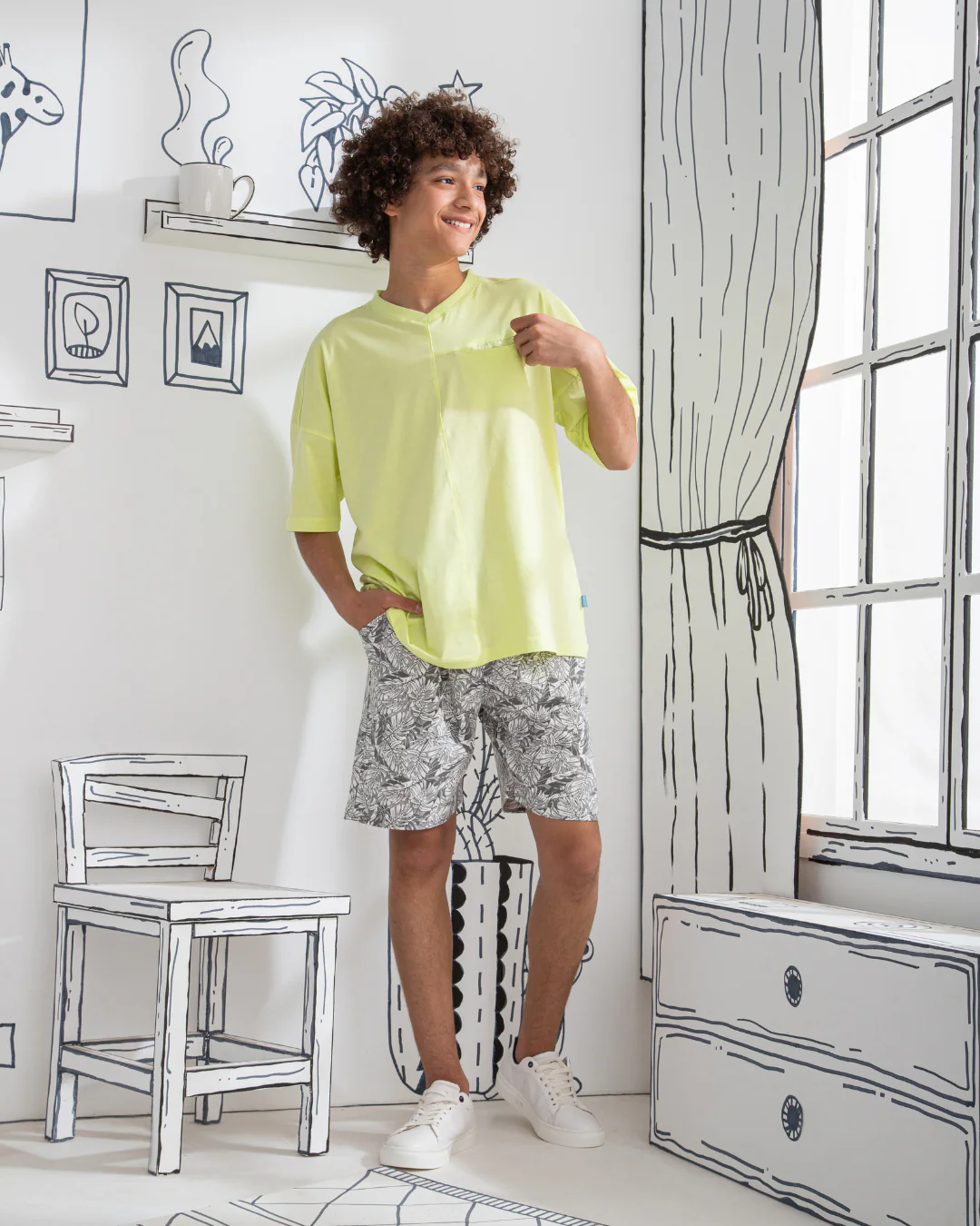 Tropicals بيجاما اولادي نص كم وشورت