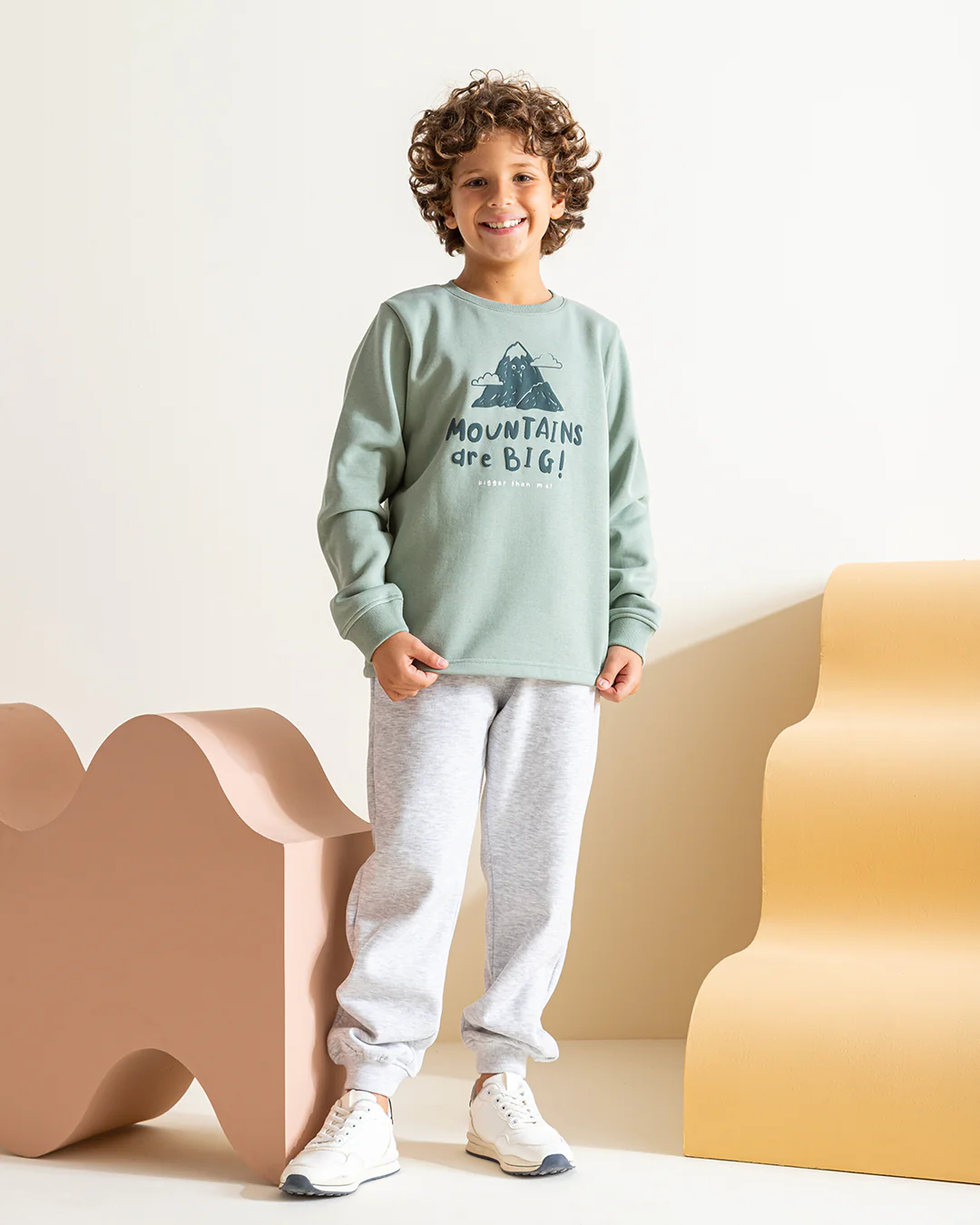 Mountains are big بيجاما أولادي